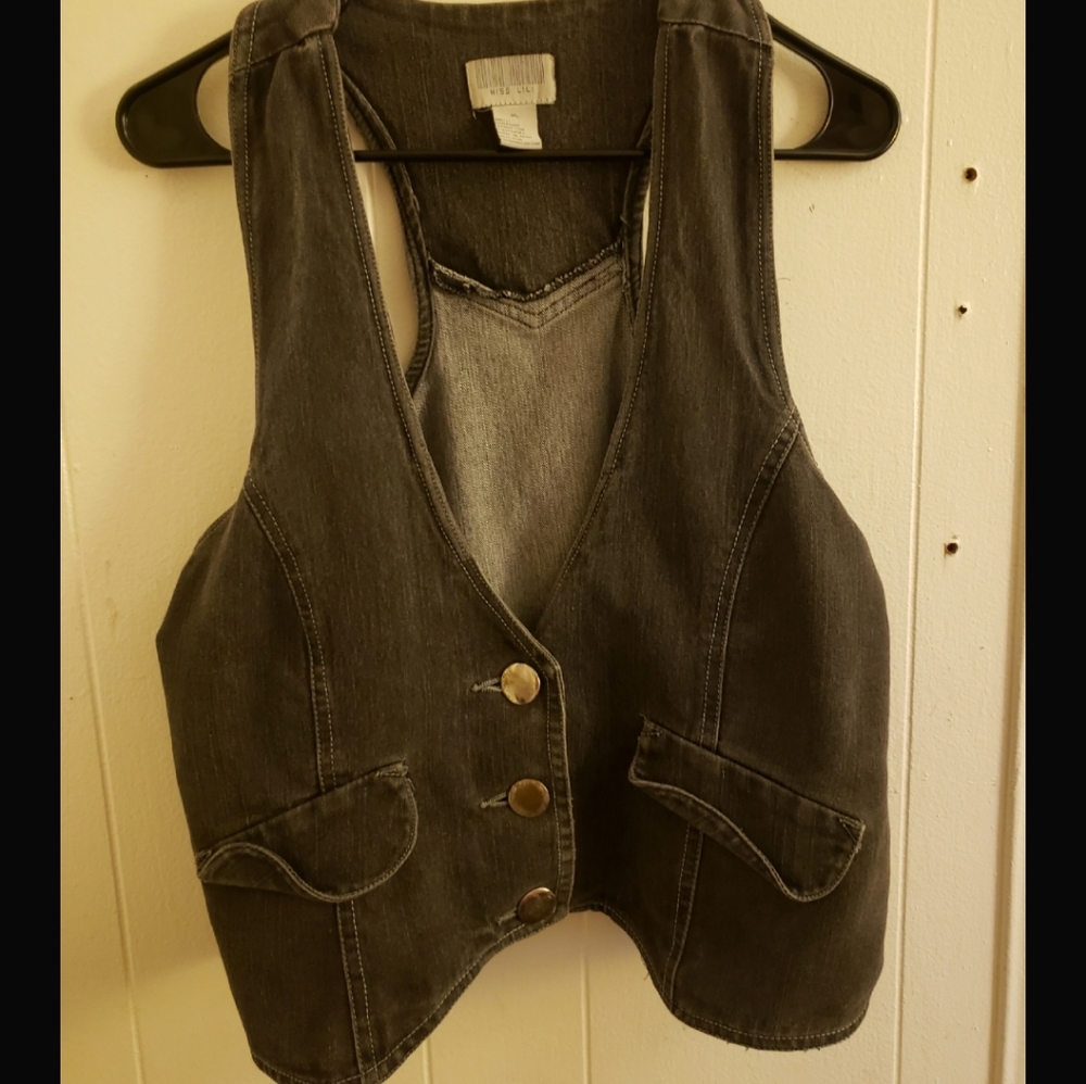 Grey vest